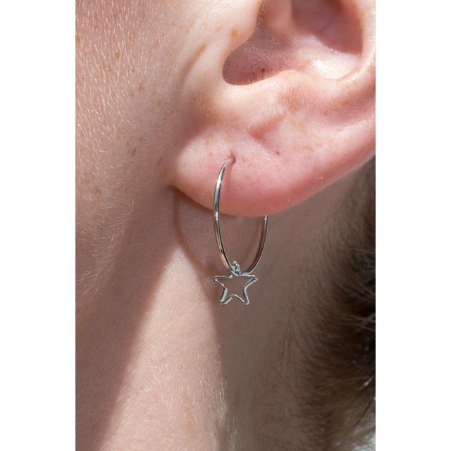 Star hoop earrings sale brandy melville