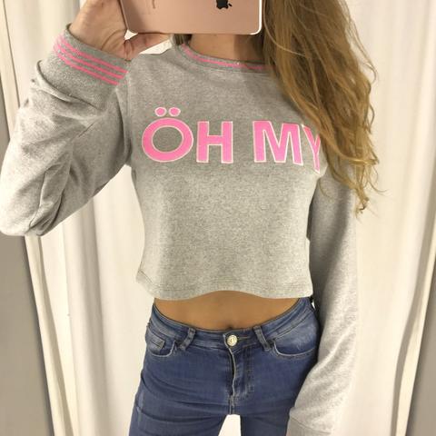 Pink Sugar Crop Sweatshirt