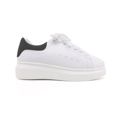 Netie Bi-color Lace Up Sneakers