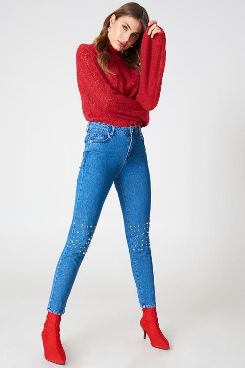 Pearl Knee Denim Blue
