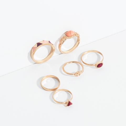 Set Anillos Mystic Glam