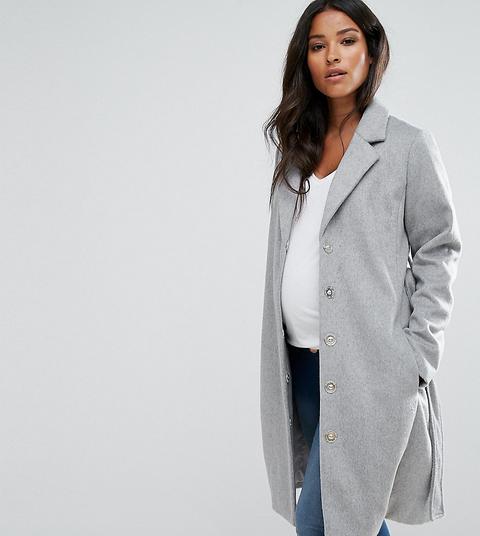 Mamalicious - Cappotto Di Lana - Grigio