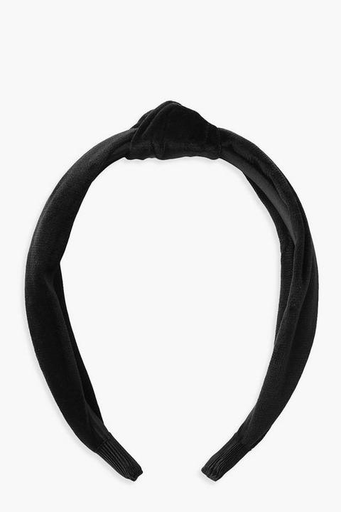 Velvet Twist Knot Headband