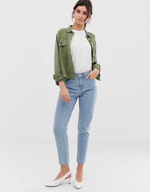 Vero Moda Classic Mom Jeans-blue