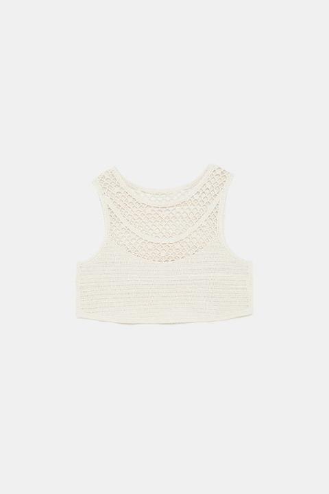 Top Cropped Crochet