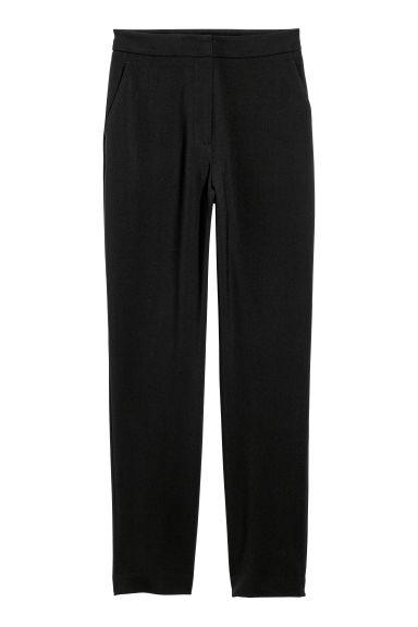 H & M - Pantaloni Eleganti - Nero