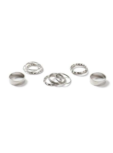 Silver Look Ring Pack*