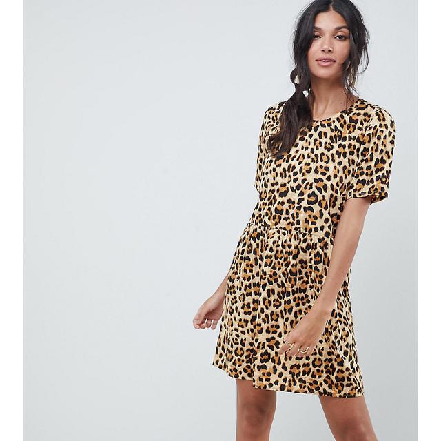 animal smock dress