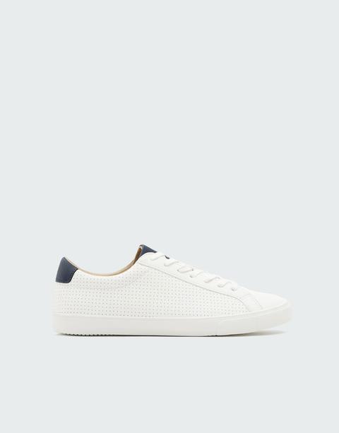 Zapatilla Picados Talón Azul