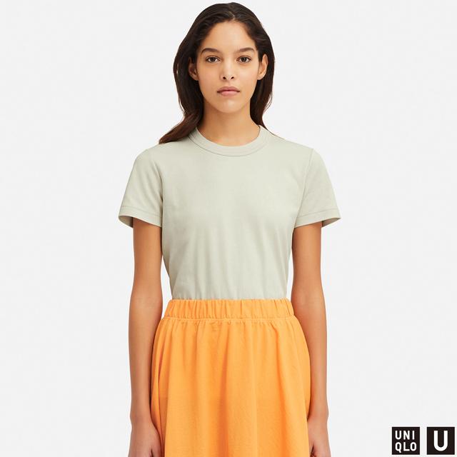 crew neck short sleeve t shirt uniqlo