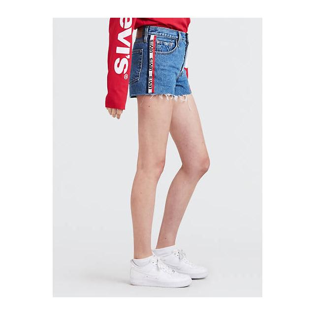 levis 501 shorts high rise