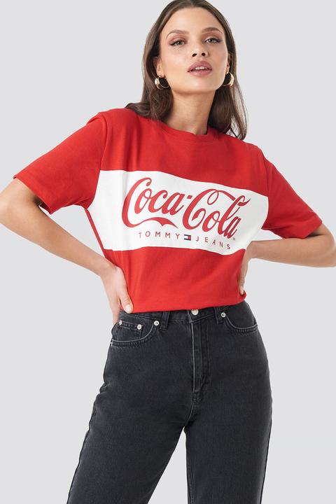 tommy x coca cola t shirt