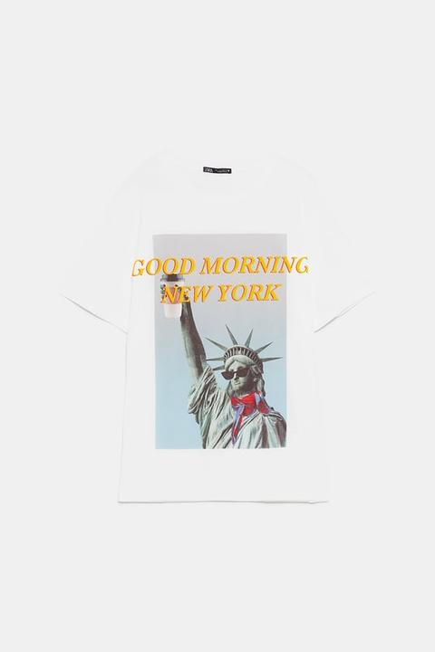 T-shirt Mit Print Auf Der Vorderseite
