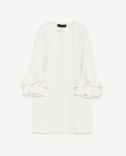 Cappotto Polsino Doppio Volant