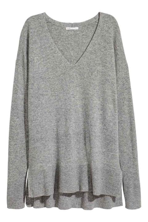 Jersey De Cachemir Escote En V