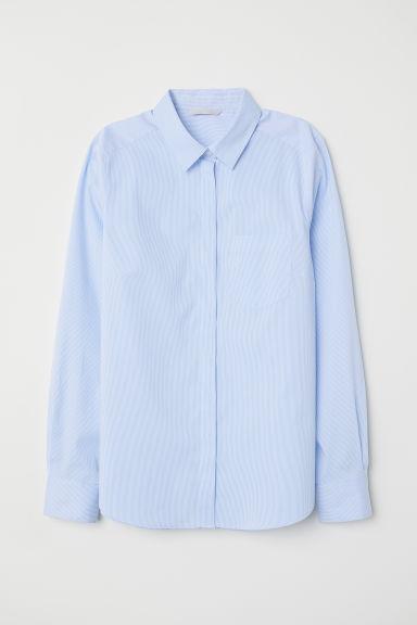 H & M - Fitted Shirt - Blue