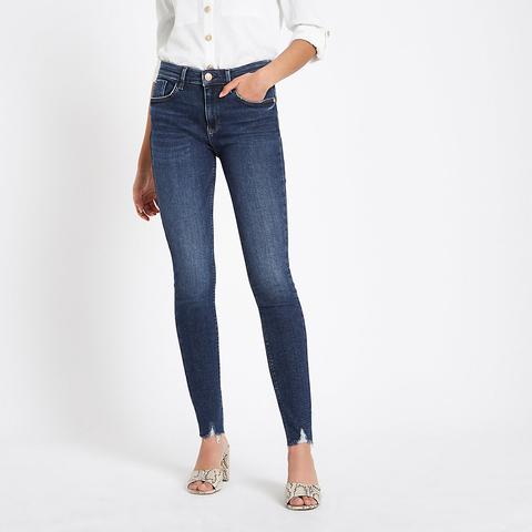 Dark Blue Amelie Super Skinny Jeans