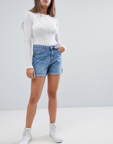 Noisy May Mom Shorts In Blue - Blue