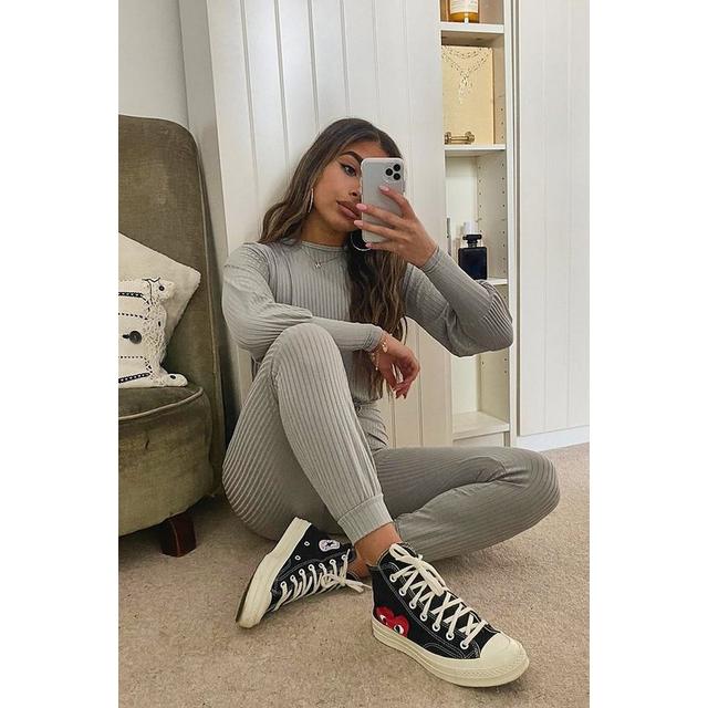 grey joggers womens petite