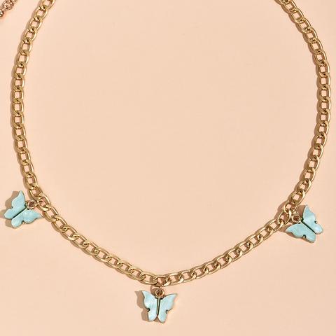 Collier Avec Papillon