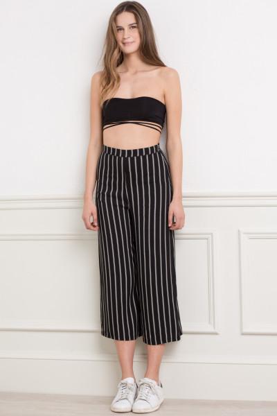 High Waist Cropped Pants