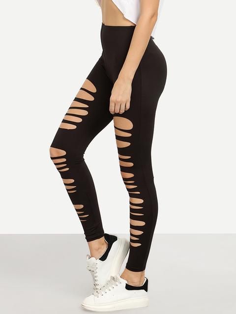 Leggings Con Tagli