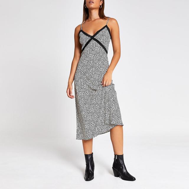 river island heart print dress
