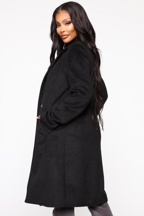 It S A Long Story Coat Black From Fashion Nova On 21 Ons Story Coat Black From Fashion Nova, Fashion Nova Pea Coat