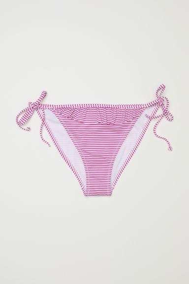 H & M - Slip Bikini A Tanga - Bianco