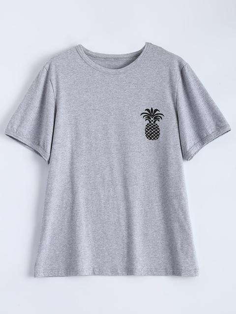 Pineapple Print Tee