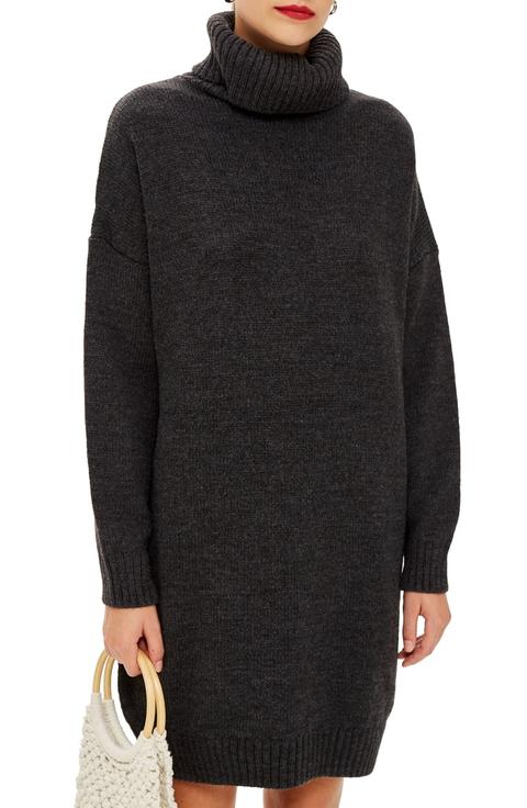 Turtleneck Sweater Dress