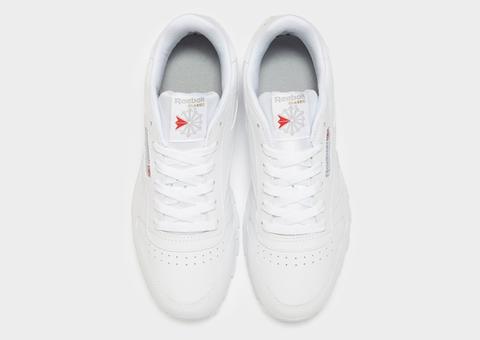 reebok classic leather junior white