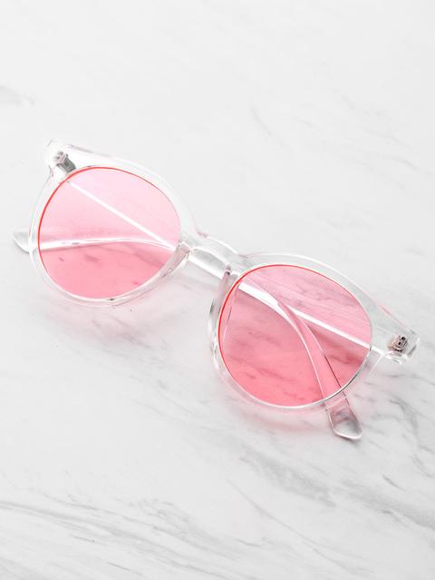 Transparent Frame Sunglasses