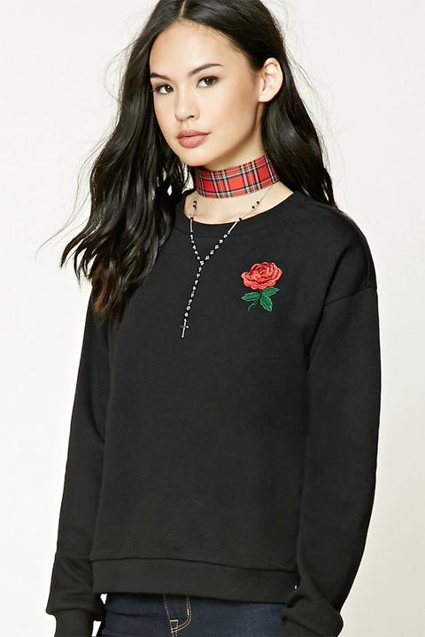 Embroidered Graphic Sweatshirt