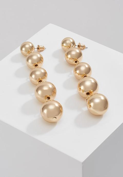 Topshop Ball Drop Pendientes Goldcoloured