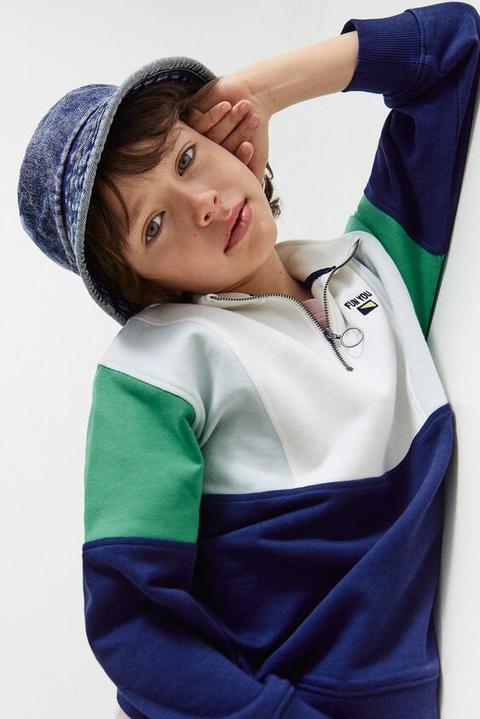 Sudadera Felpa Color Block from Zara on 21 Buttons