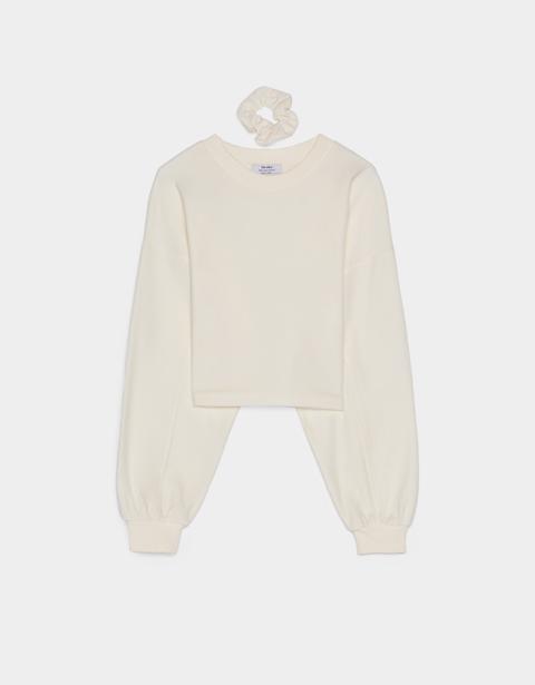 Sudadera Con Coletero A Conjunto