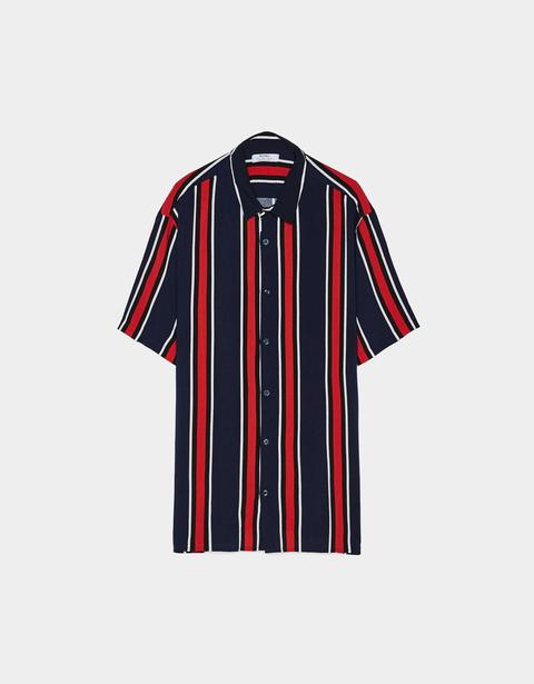 Chemise Fluide À Rayures