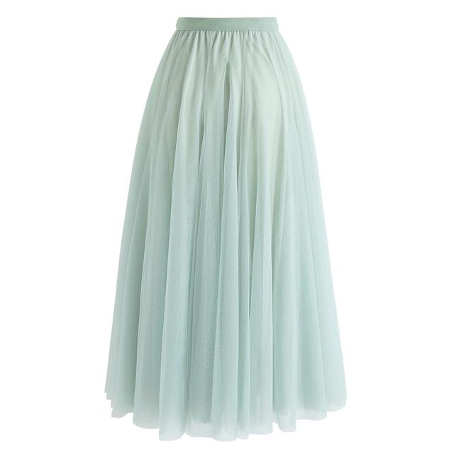 my secret weapon tulle maxi skirt in pink