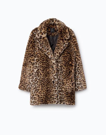 Animal Print Coat