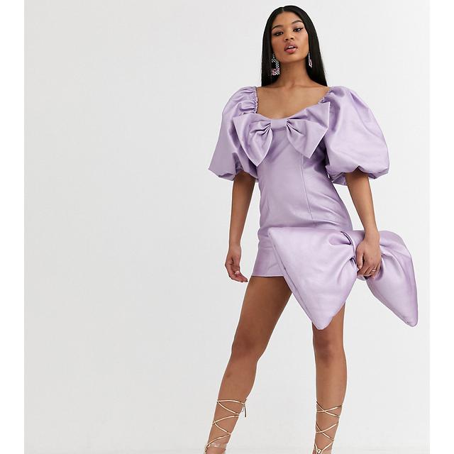 asos bow dress