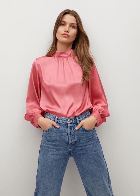 Blusa Fluida Satinada