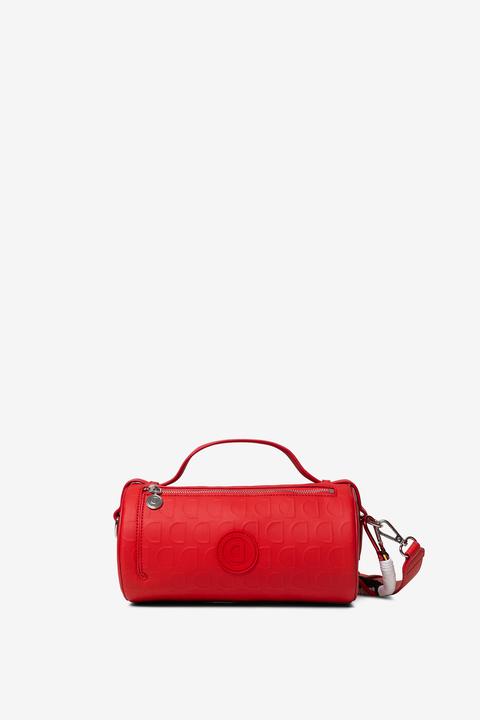 Bolso Barril Rojo En Logomanía