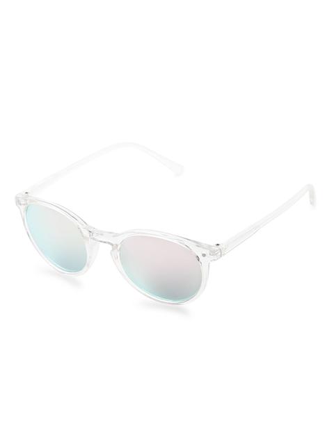 Clear Frame Pink Lens Sunglasses