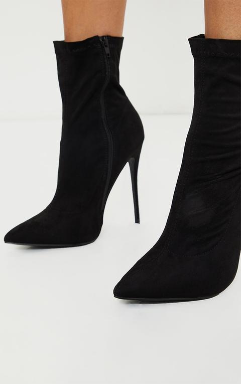 bottines chaussettes pointues
