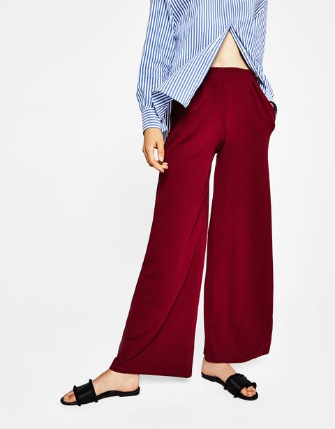 Pantalón Ancho Satén