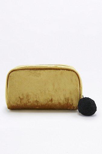 Crushed Velvet Make-up Bag - Womens One Size