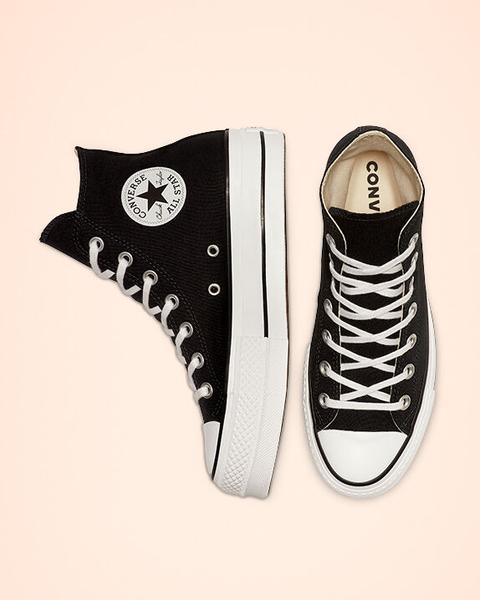 chuck taylor all star canvas platform high top white