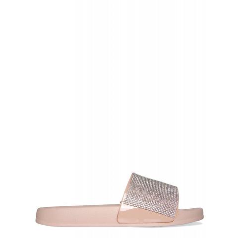 Montina Pink Diamante Sliders