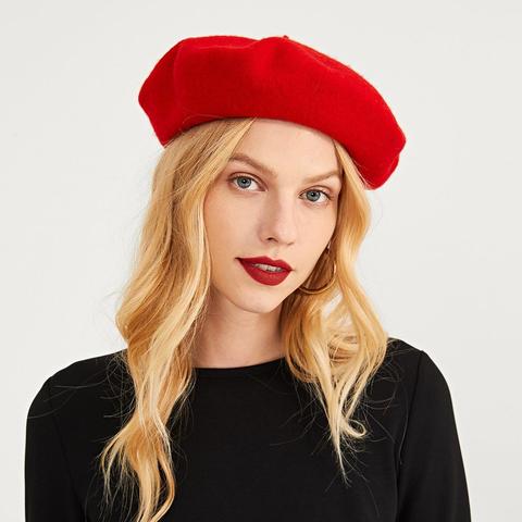 Plain New Year Beret Cap